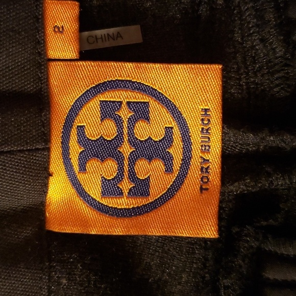 Tory Burch Black/gray Wool Straight Leg Dress Career Work Pants - Picture 5 of 9